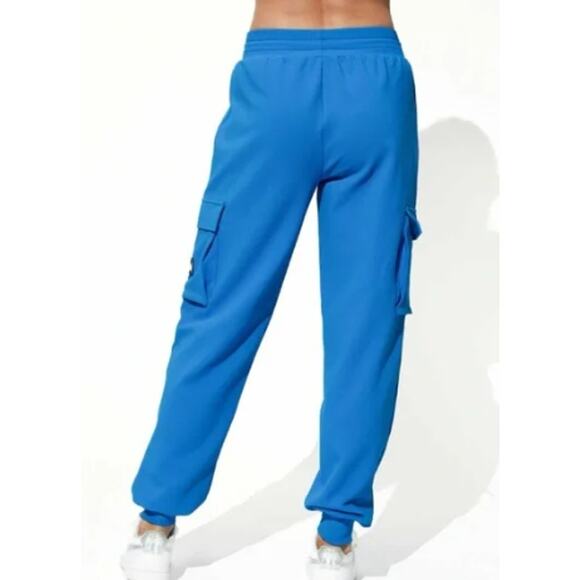 EleVen Venus Williams Hot Shot Ribbed Jogger Track Pants Arctic Blue Small NWT - Picture 3 of 4